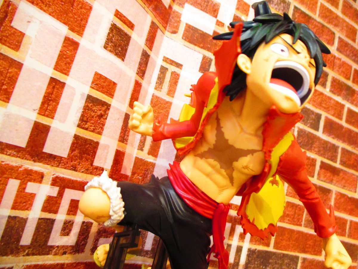 Luffy Film Z ของแท้ JP แมวทอง - Banpresto World Figure Colosseum [โมเดลวันพีช]