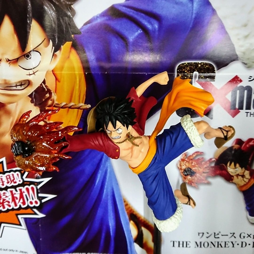 Luffy ของแท้ JP แมวทอง - Gxmateria Banpresto [โมเดลวันพีช]