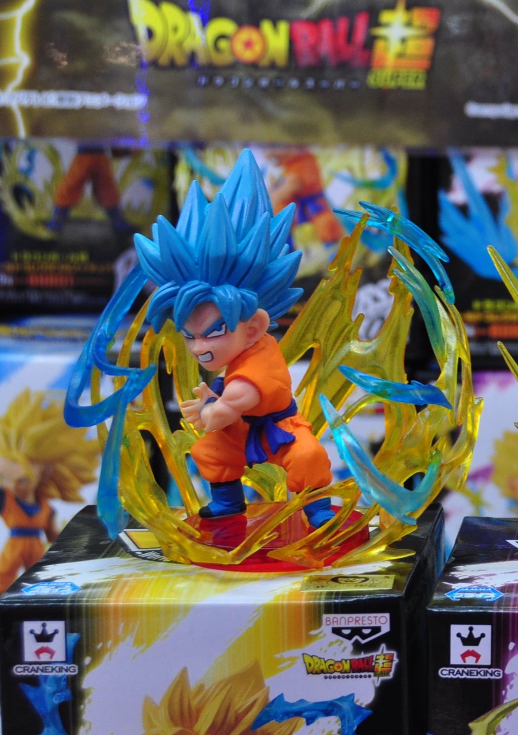 Goku Super Saiyan Blue ของแท้ JP แมวทอง - WCF Burst Banpresto [โมเดลดราก้อนบอล]