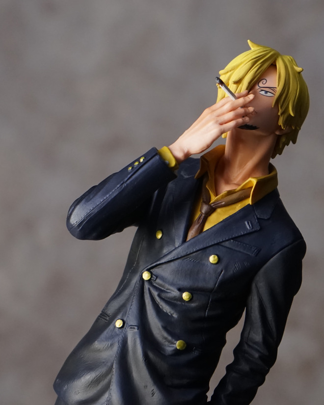 Sanji ของแท้ JP แมวทอง - King of Artist Banpresto [โมเดลวันพีช]