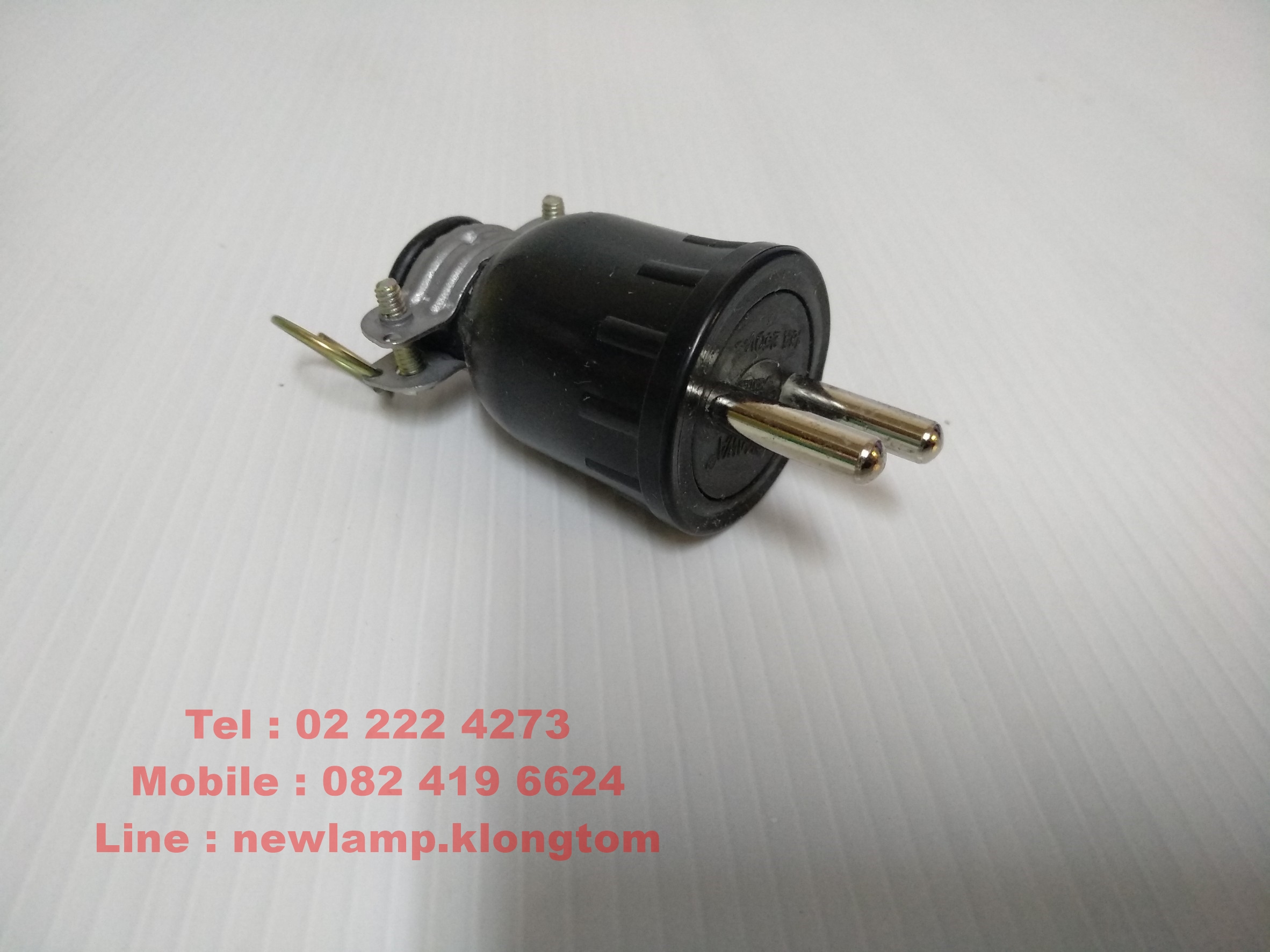ปลั๊กตัวผู้ สองขากลมSokawa 16A 250V