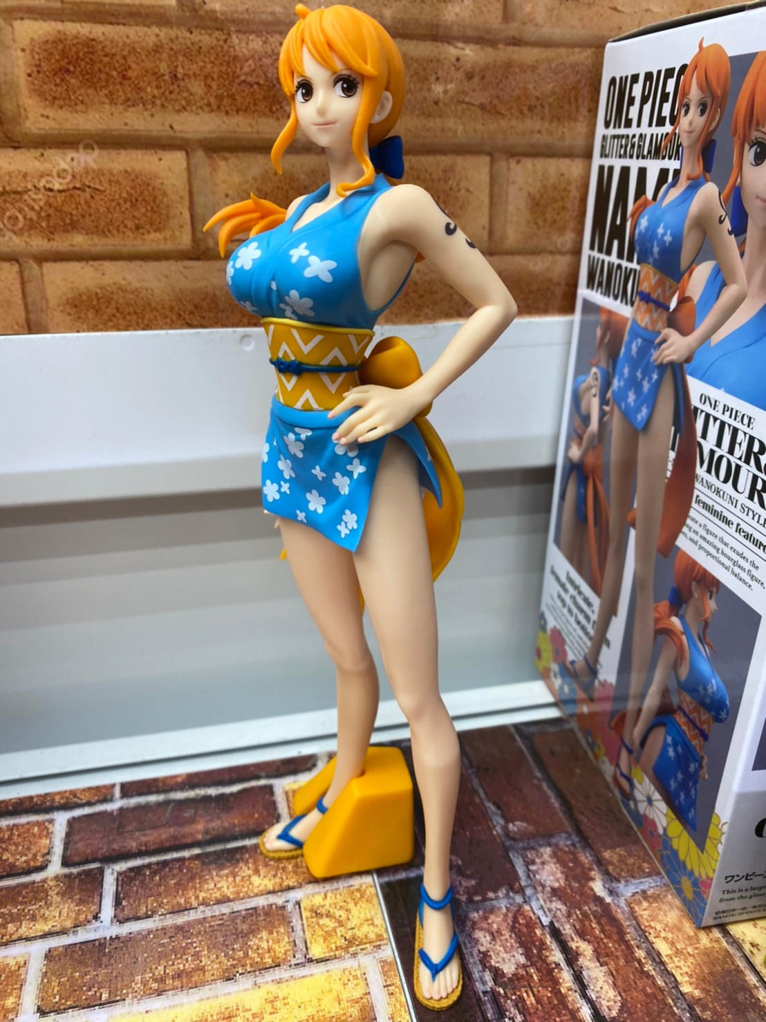 Nami Wanokuni Style ของแท้ JP แมวทอง - Glitter & Glamours Banpresto [โมเดลวันพีช]