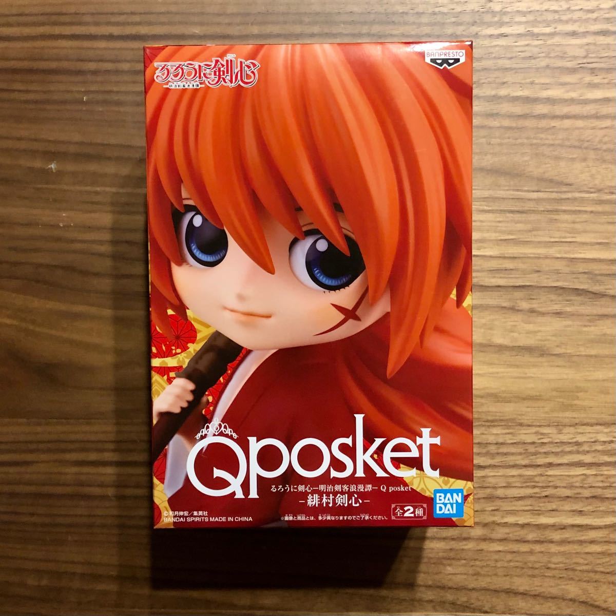 Kenshin ของแท้ JP - Q posket Banpresto [โมเดล Rurouni Kenshin]