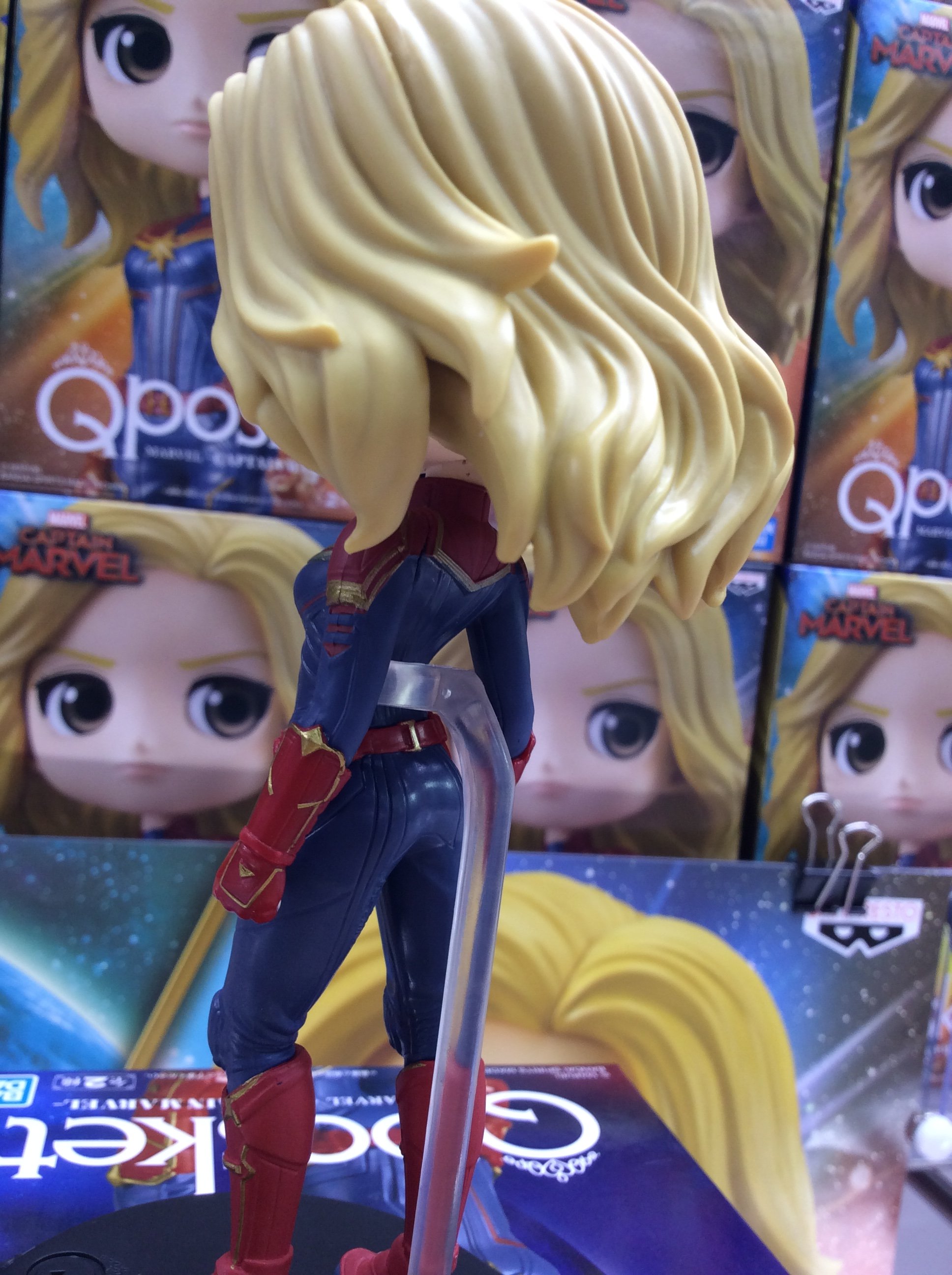 Captain Marvel - Pastel Color ของแท้ JP - Q Posket Banpresto [โมเดล Marvel]