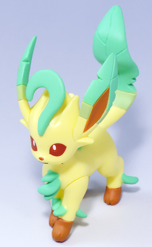 Leafeon ของแท้ JP - Monster Collection Takara Tomy [โมเดลโปเกมอน]