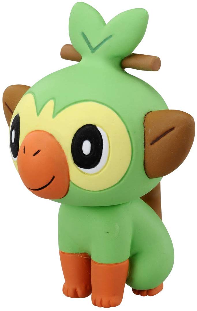 Grookey ของแท้ JP - Monster Collection Takara Tomy [โมเดลโปเกมอน]