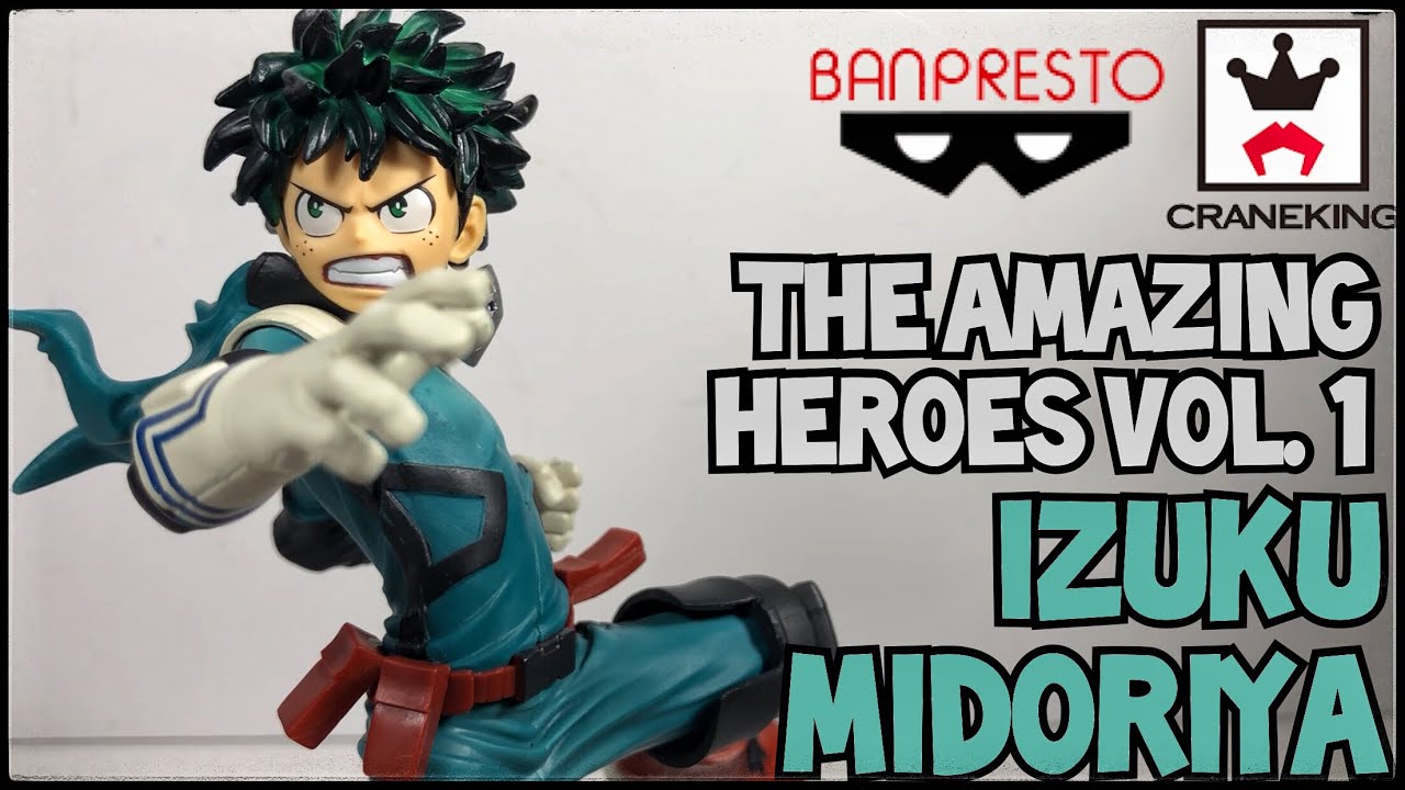 Midoriya ของแท้ JP - The Amazing Heroes Banpresto [โมเดล My Hero Academia]