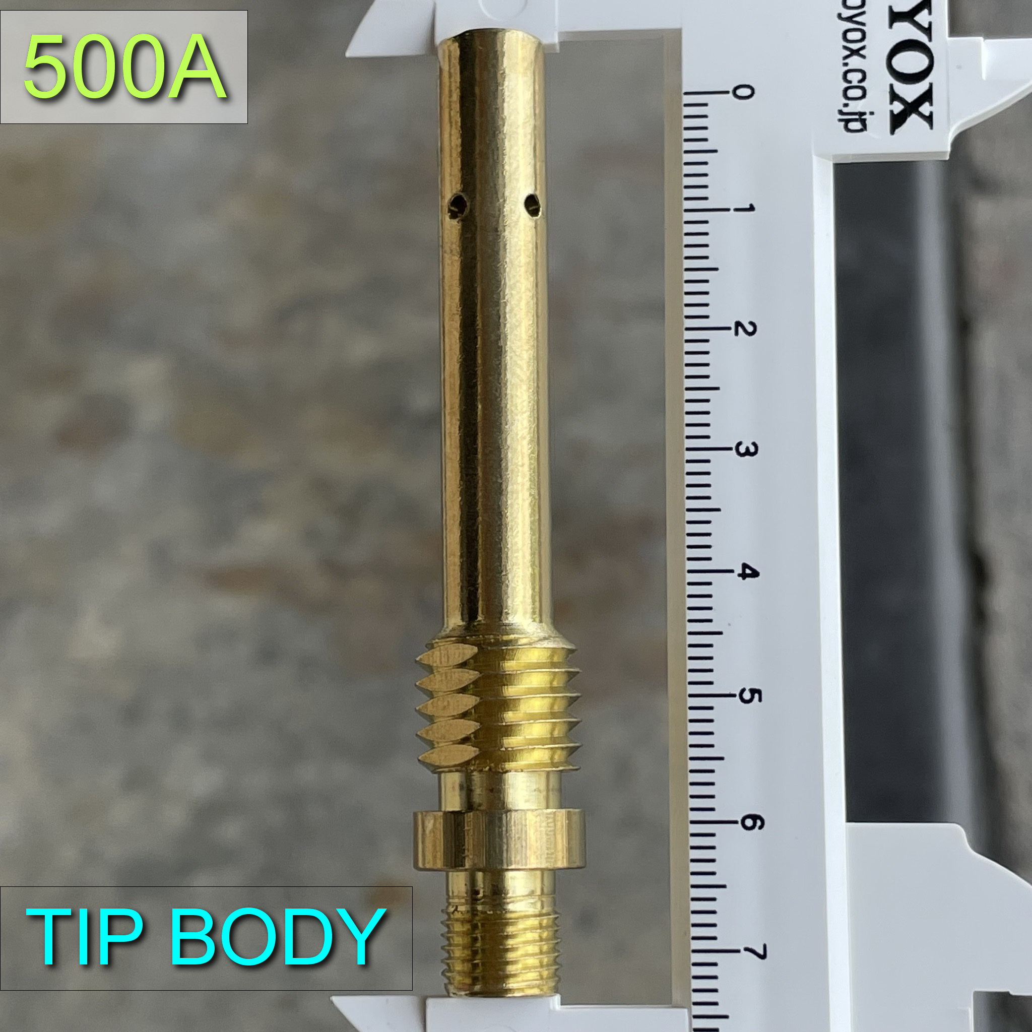 500A TIP BODY เกลียวนอก (ทิปบอดี้)