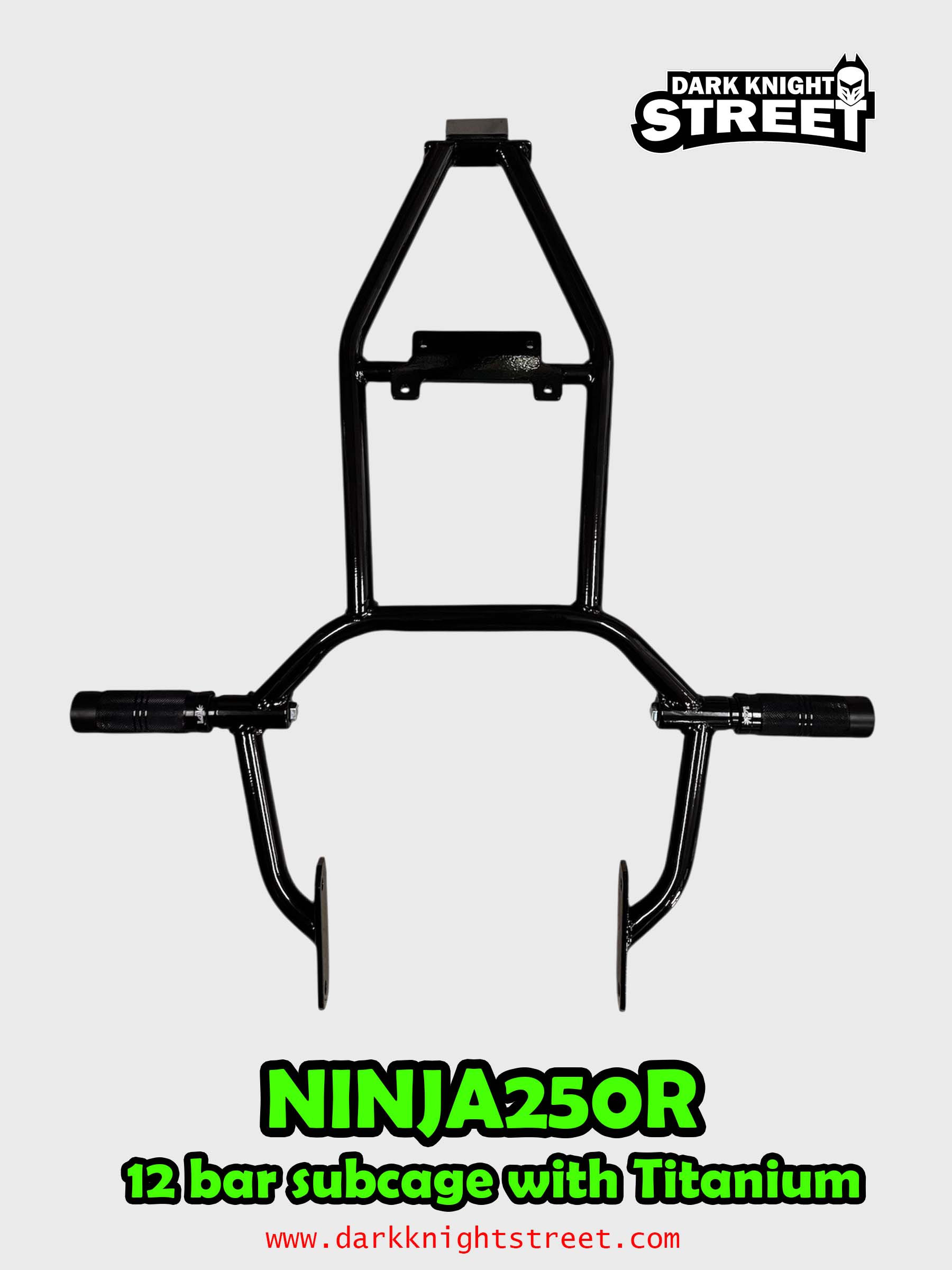 Ninja250R New 12 bar with subcage comewith Titanium