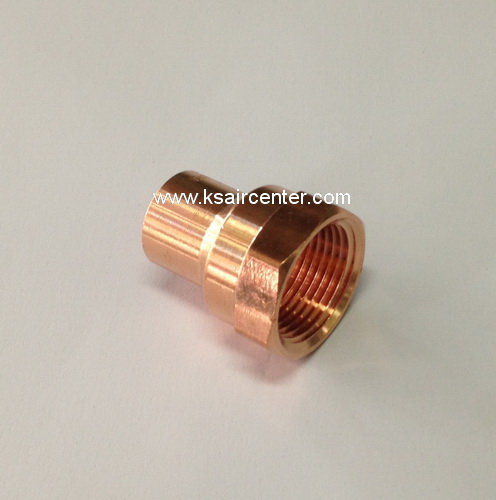 (ยกเลิก) ข้อต่อตรงทองแดง เกลียวใน 3/8 x 3/8 นิ้ว