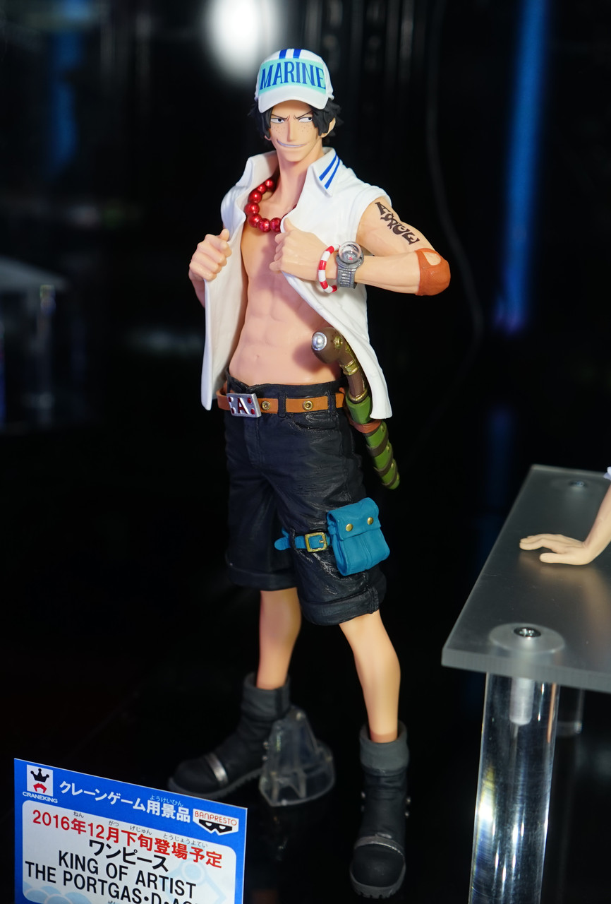 Ace ของแท้ JP แมวทอง - King of Artist Banpresto [โมเดลวันพีช]