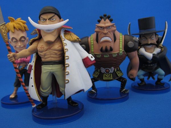 Whitebeard & Shanks Pirate Set ของแท้ JP แมวทอง - WCF Banpresto [โมเดลวันพีช] (8 ตัว)