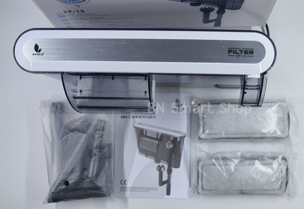กรองแขวน กรองข้าง Jeneca XP-13 และ แผ่นอะไหล่กรองแขวน Jeneca GLB-01 แพ็ค 2 ชิ้น