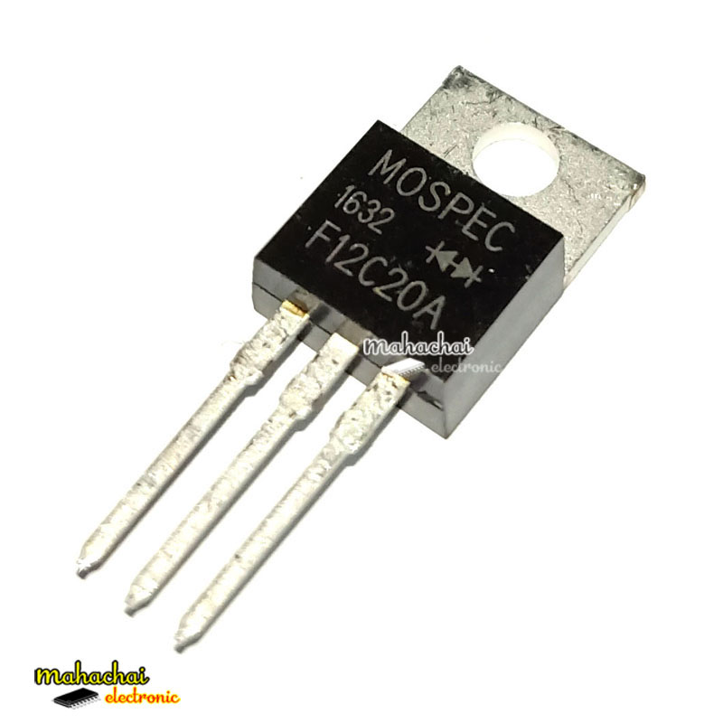 สินค้าใหม่ F12C20A 12A 200V ไดโอดกู้คืนอย่างเร็ว TO-220