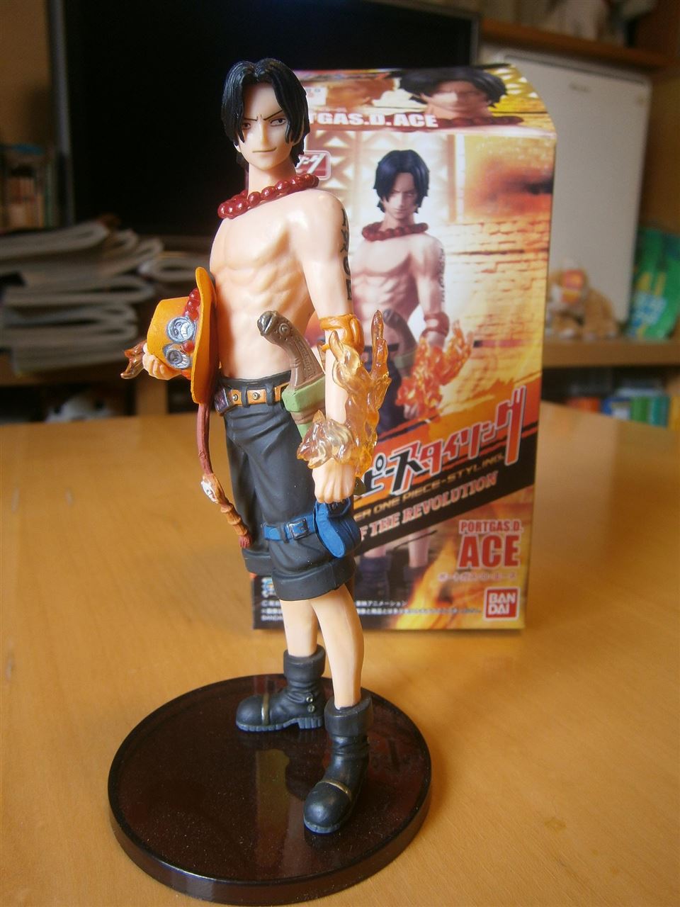 Ace ของแท้ JP แมวทอง - Super Styling Bandai [โมเดลวันพีช]