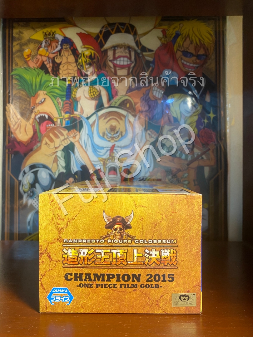 Luffy Film Gold ของแท้ JP แมวทอง - Scultures Banpresto [โมเดลวันพีช]