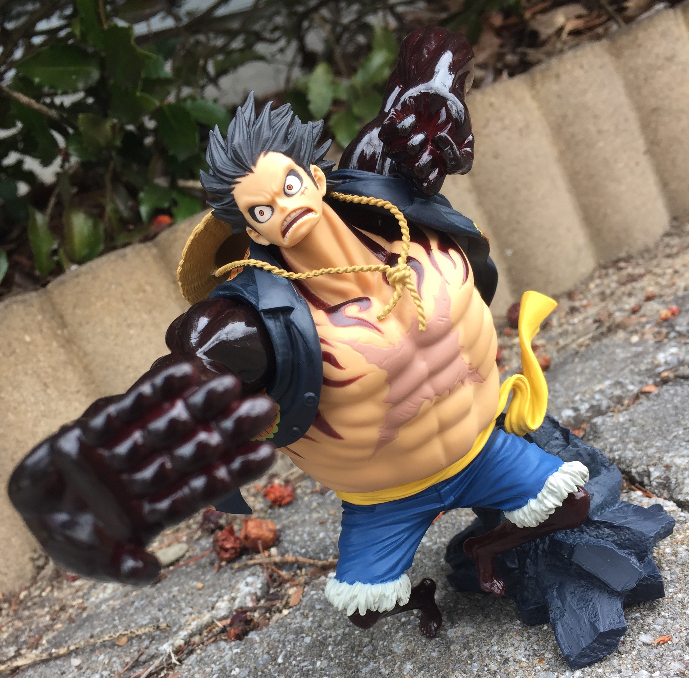 Luffy Gear 4 ของแท้ JP แมวทอง - Scultures Banpresto [โมเดลวันพีช]