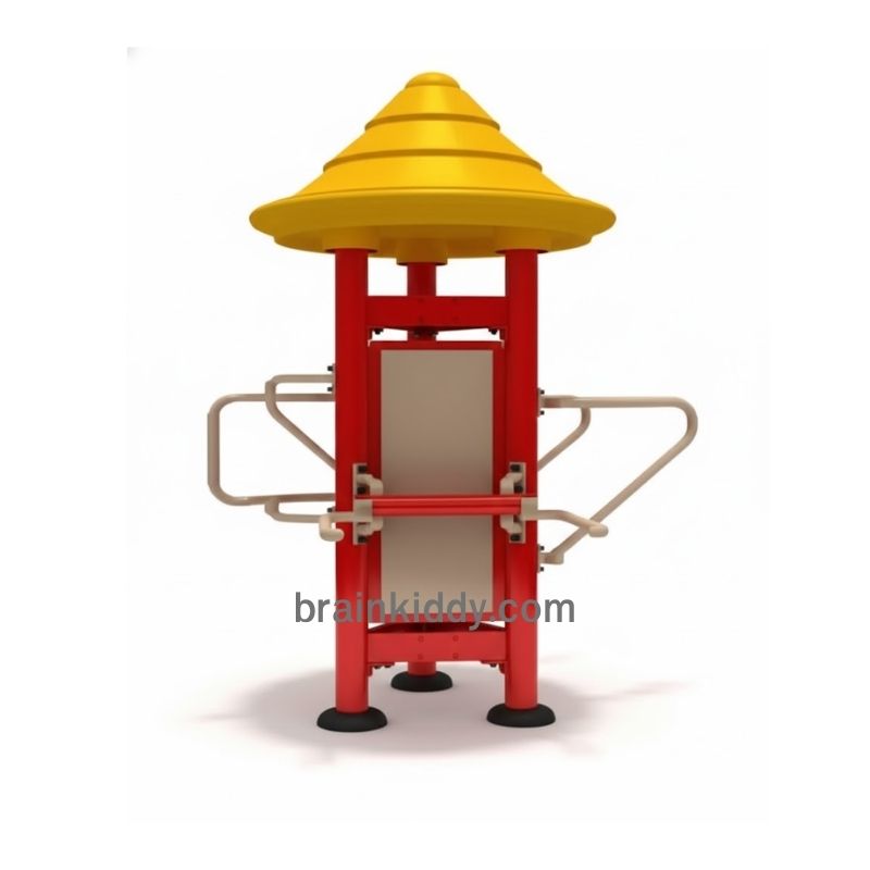 เครื่องออกกำลังกาย กลางแจ้ง ชุดนวดหลัง นวดเอว บาร์โหน ยกตัว ลานกีฬา อเนกประสงค์ สนามกีฬา ขนาด 120x110x250 เซนติเมตร