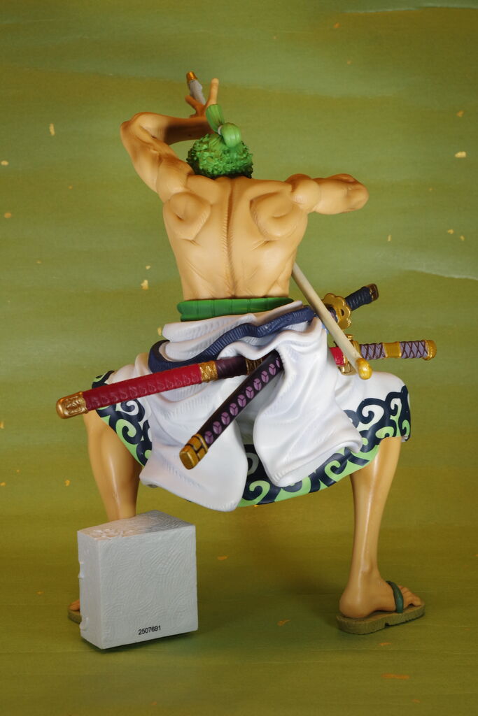 Zoro Wano (The Brush) ของแท้ JP แมวทอง - Super Master Stars Piece Banpresto [โมเดลวันพีช]