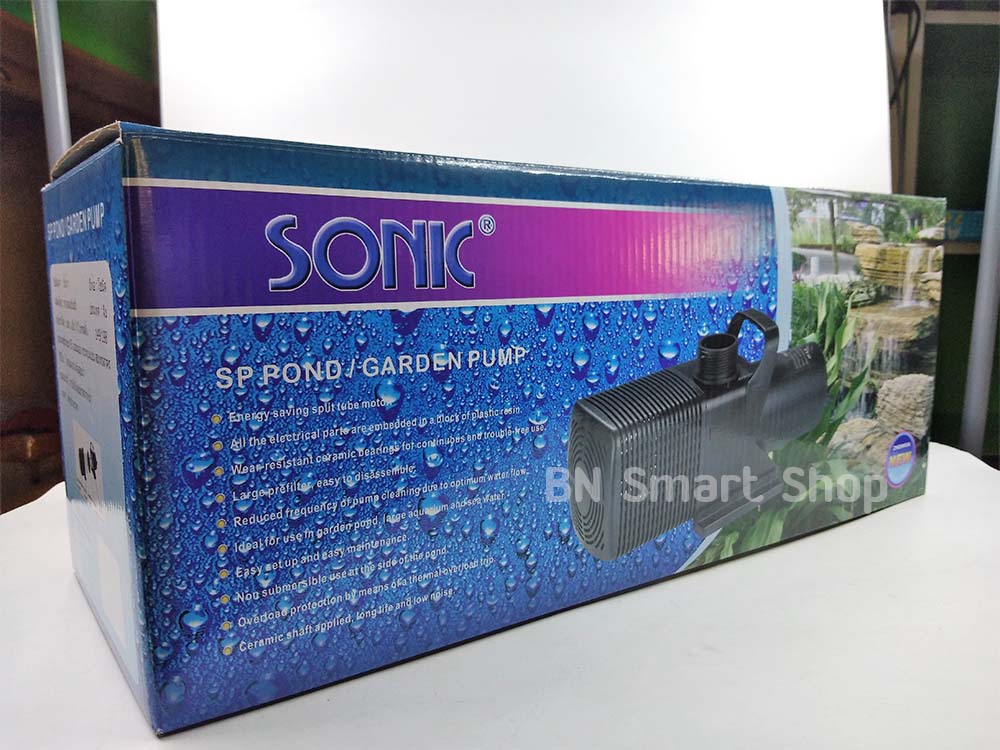 ปั๊มน้ำ ปั๊มน้ำพุ ปั๊มน้ำตก ปั๊มบ่อ SONIC รุ่น SP612 กำลัง 230 วัตต์ ปั้มขนาดใหญ่ ประหยัดไฟ ทนทาน