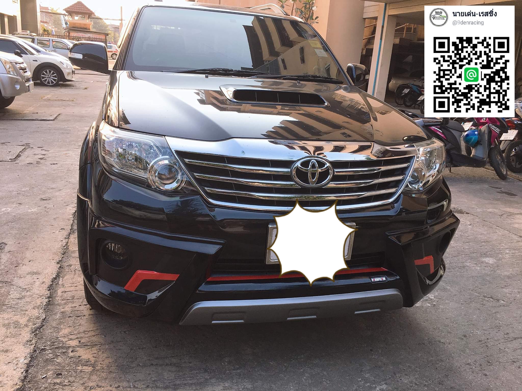 9DEN-FX VS TOYOTA FORTUNER 2012-2014 [พี่น้องตะกูลRเวลาสั่งให้ระบุท่อกลมหรือเหลี่ยมด้วยจ้า]