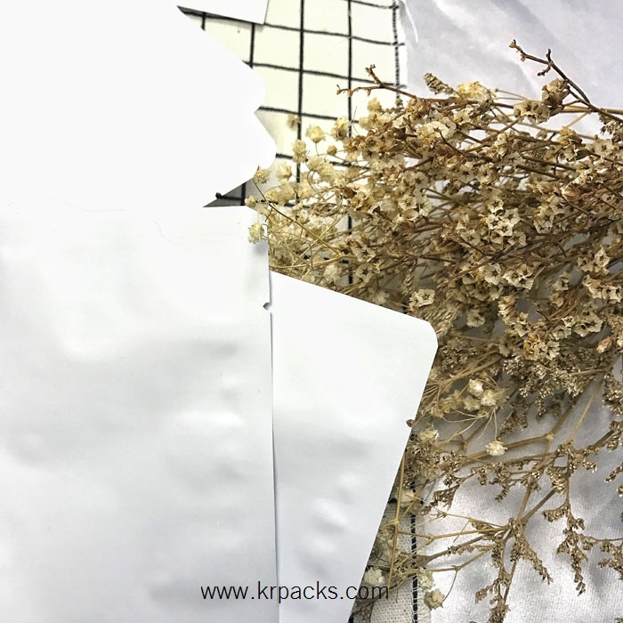 ถุงซีล 3 ด้าน ฟอยล์สีพิมพ์ลายดอกไม้ (6 ขนาด)