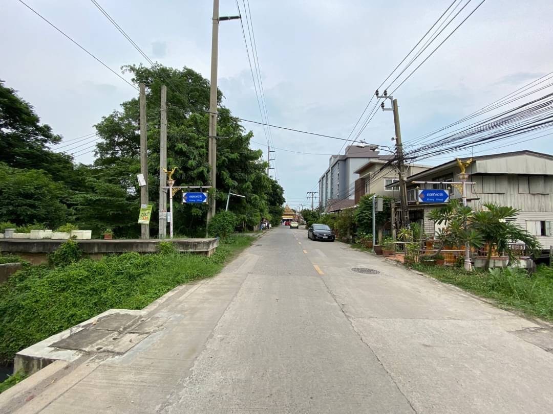 ขายที่ดินเปล่า ซ.วัดโพธิ์ทองบน ติวานนท์ ขนาด 105ตรว. เหมาะสร้างบ้าน ทาวน์เฮาส์ หรืออพาร์ทเมนต์