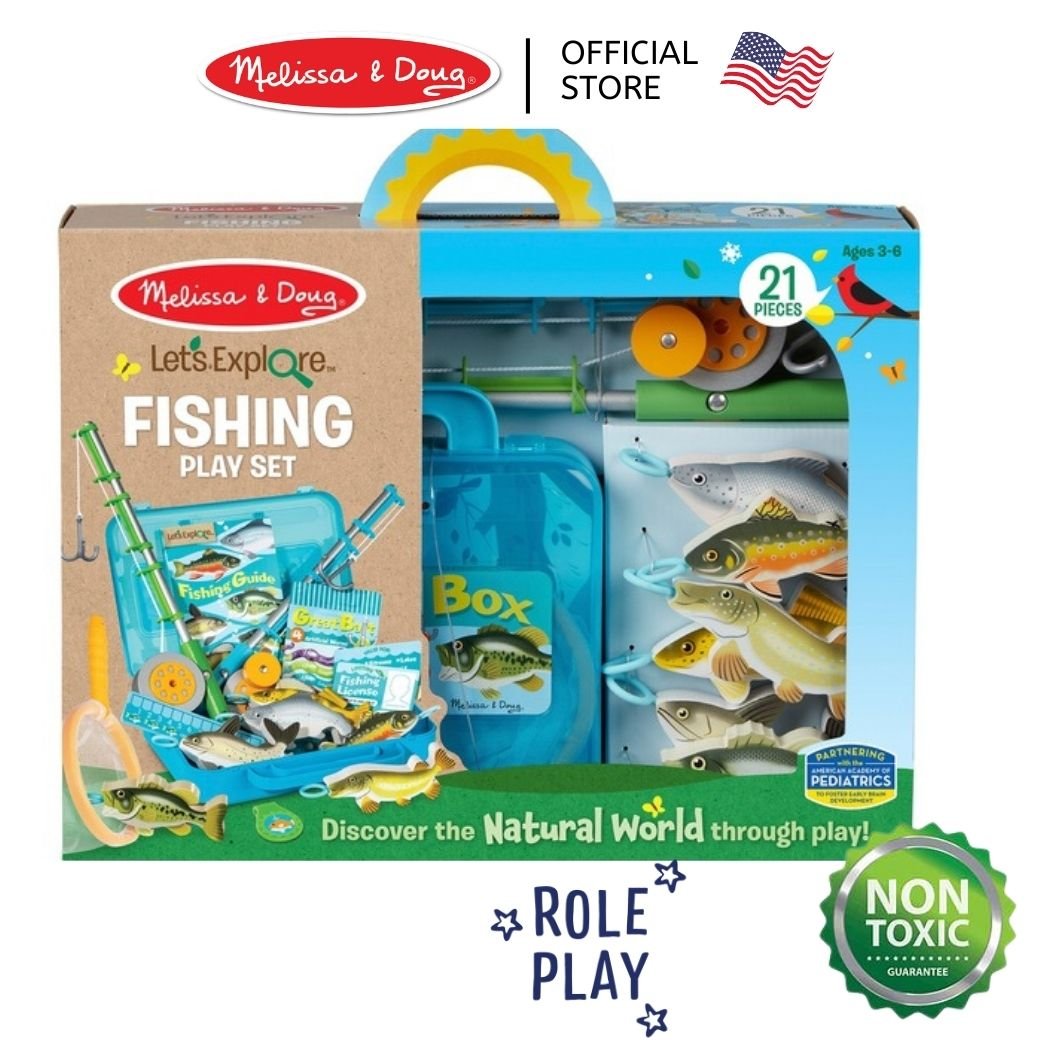 ชุดตกปลา ของเล่นแคมป์ปิ้ง ของเล่นเสริมพัฒนาการเด็ก เสริมทักษะการเรียนรู้ สื่อการสอนอนุบาล พร้อมส่ง