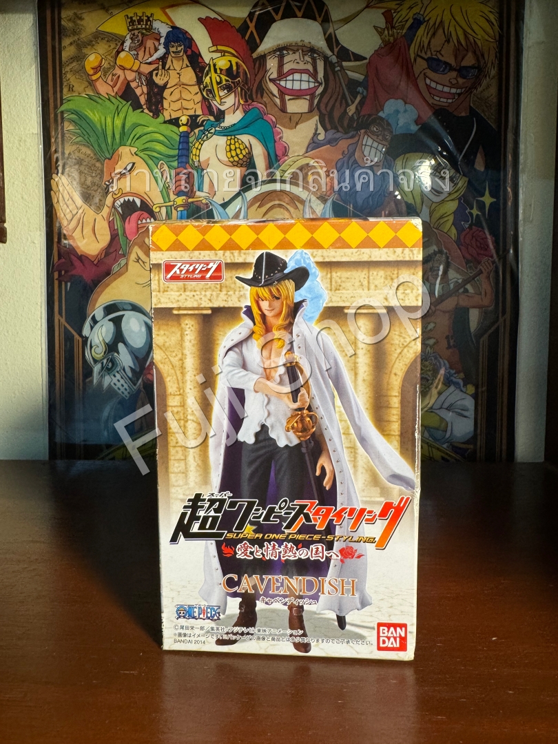 Cavendish ของแท้ JP แมวทอง - Super Styling Bandai [โมเดลวันพีช]
