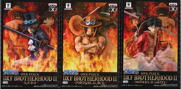 Brotherhood Set ของแท้ JP แมวทอง - Banpresto [โมเดลวันพีช] (3 ตัว)