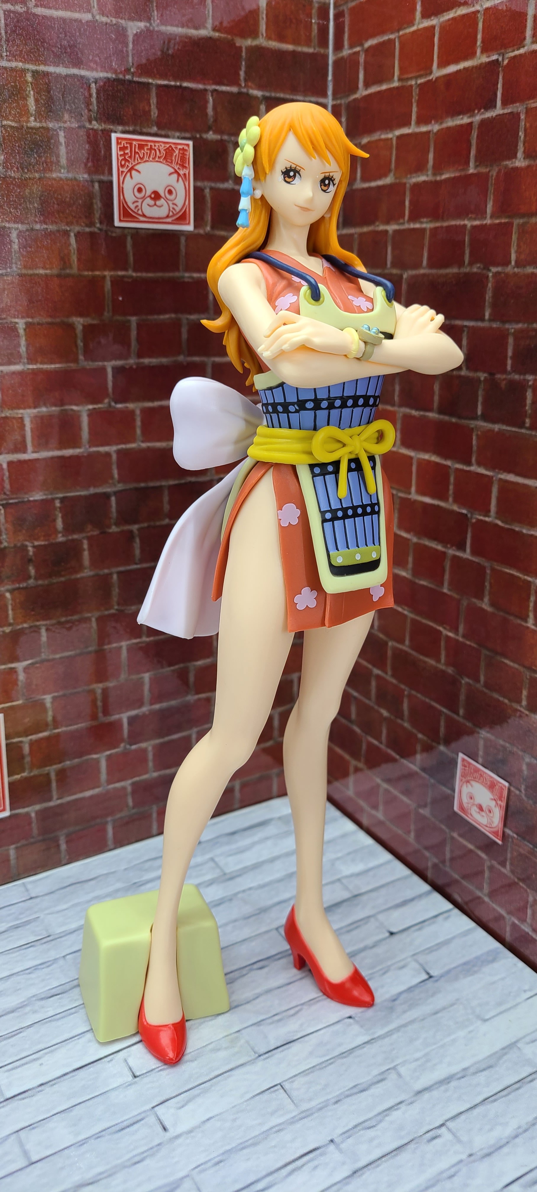 Nami Wanokuni Style ของแท้ JP แมวทอง - Glitter & Glamours Banpresto [โมเดลวันพีช]