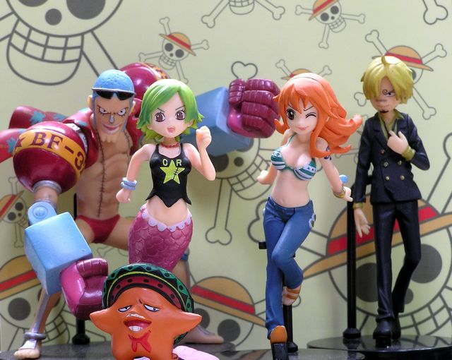 Nami Extra Version ของแท้ JP แมวทอง - Half Age Characters Bandai [โมเดลวันพีช]