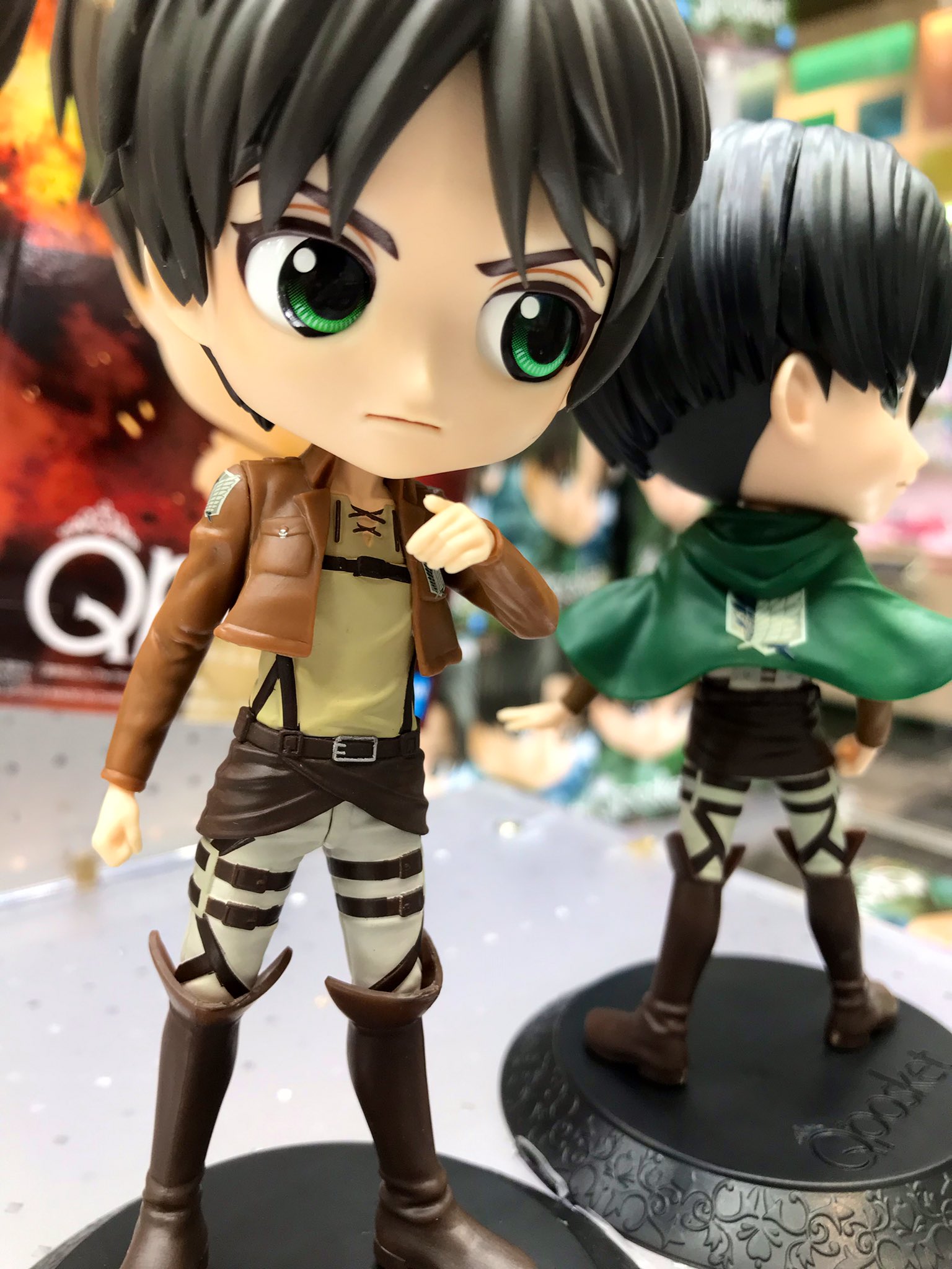 Eren ของแท้ JP - Q Posket Banpresto [โมเดล Attack on Titan]