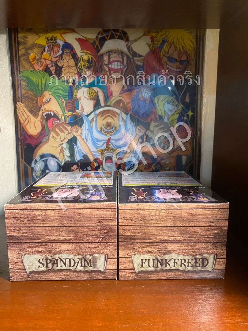 Spandam & Funkfreed ของแท้ JP แมวทอง - Grandline Children Banpresto [โมเดลวันพีช] (2 ตัว)