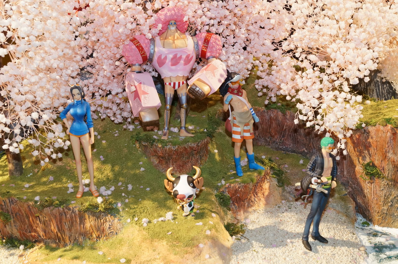 Straw Hat Pirates Film Z Set ของแท้ JP แมวทอง - Super Styling Bandai [โมเดลวันพีช] (9 ตัว)