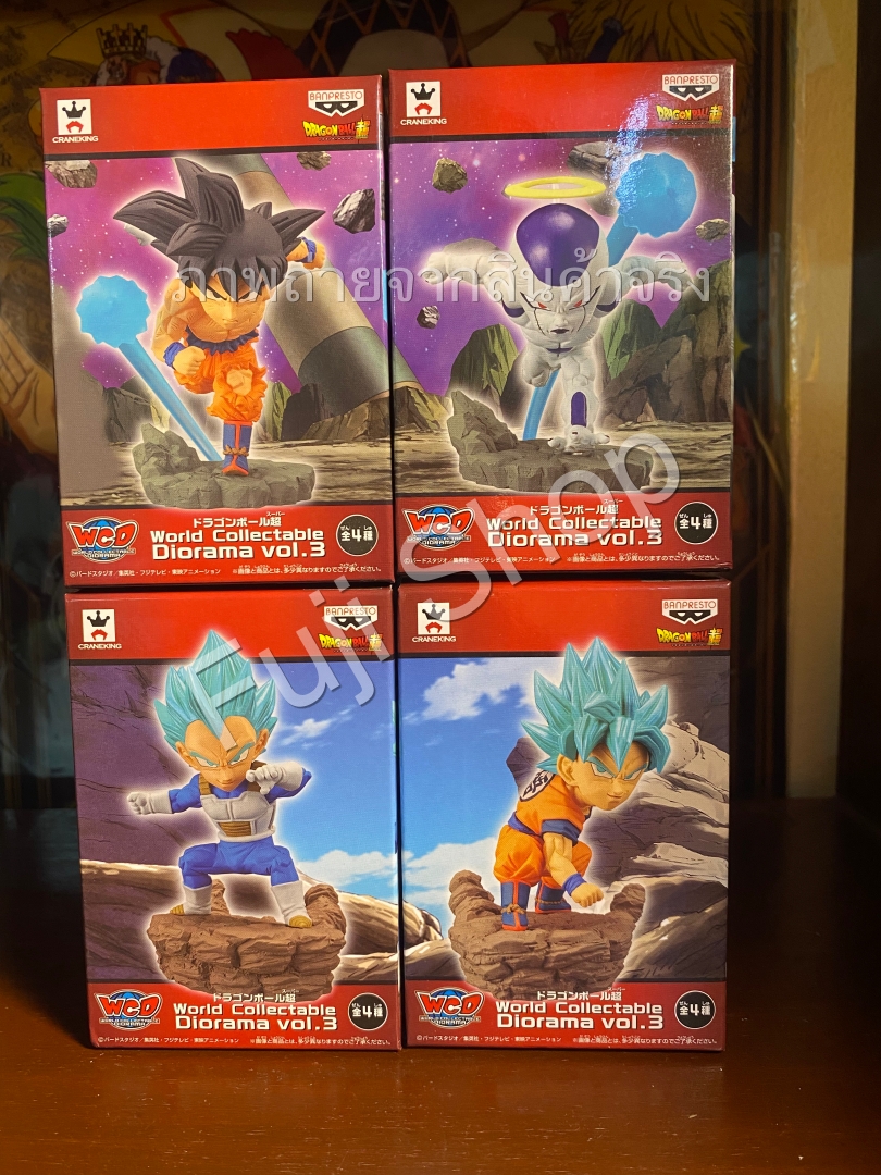 The Movie Resurrection 'F' Set ของแท้ JP แมวทอง - WCD Banpresto [โมเดลดราก้อนบอล] (4 ตัว)