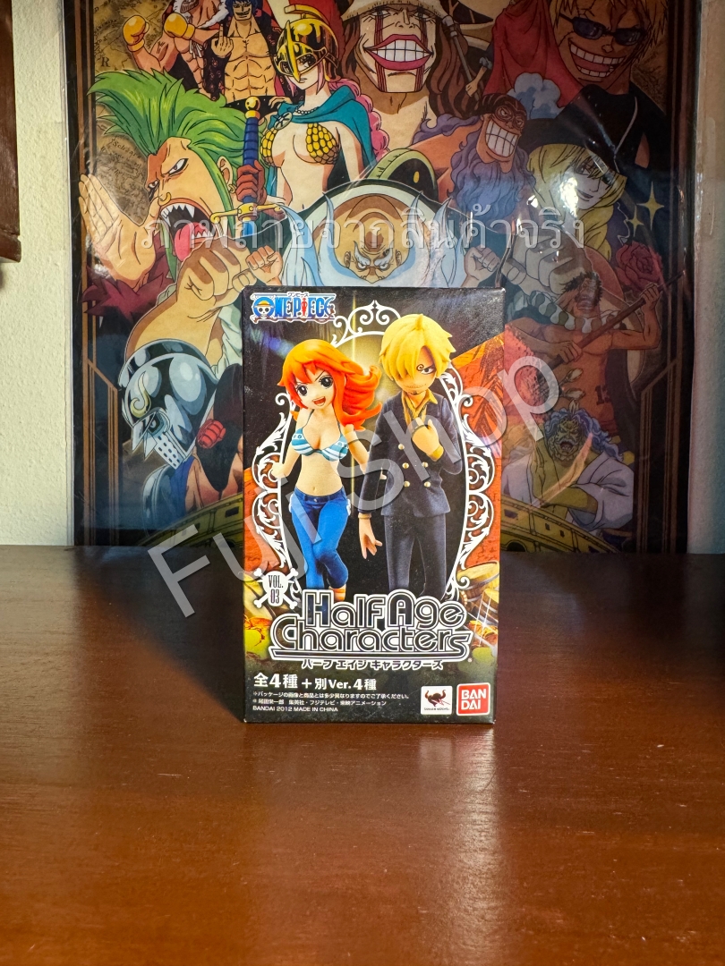 Caymy & Pappug ของแท้ JP แมวทอง - Half Age Characters Bandai [โมเดลวันพีช]