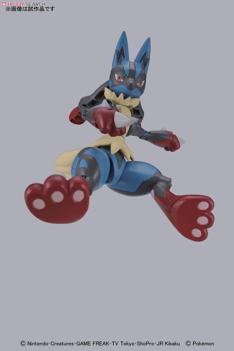 Mega Lucario (แบบประกอบ) ของแท้ JP - Pokemon Plamo Bandai [โมเดลโปเกมอน]