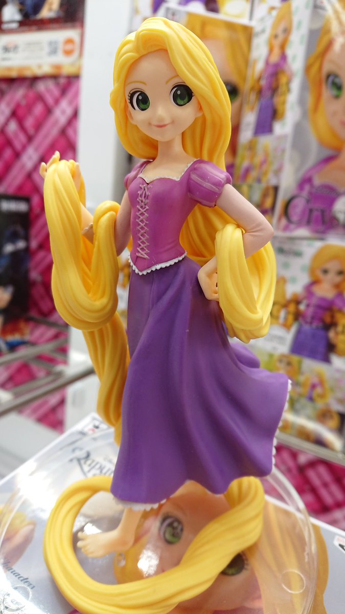 Rapunzel ของแท้ JP - Crystalux Banpresto [โมเดล Disney]