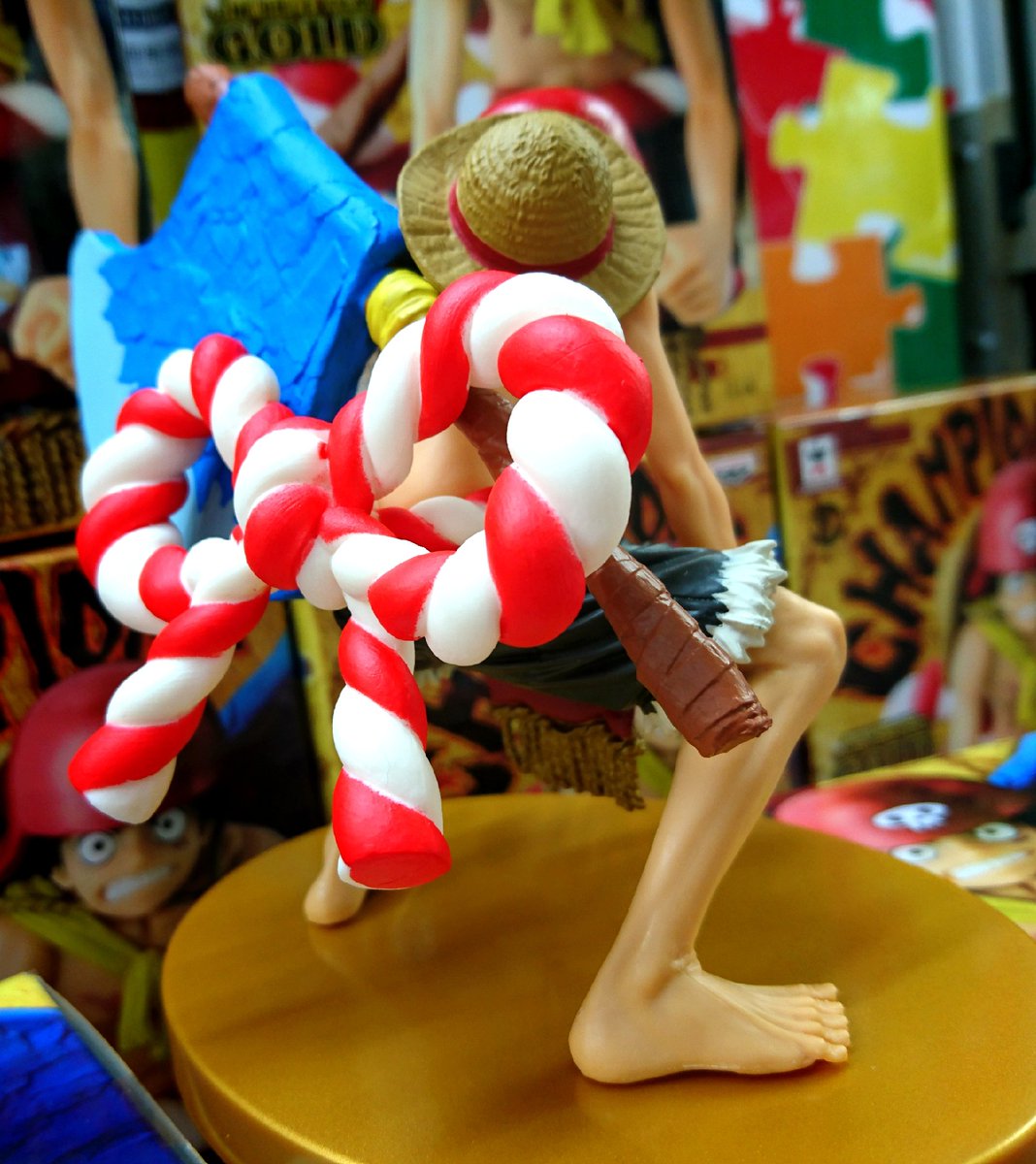 Luffy Film Gold ของแท้ JP แมวทอง - Scultures Banpresto [โมเดลวันพีช]