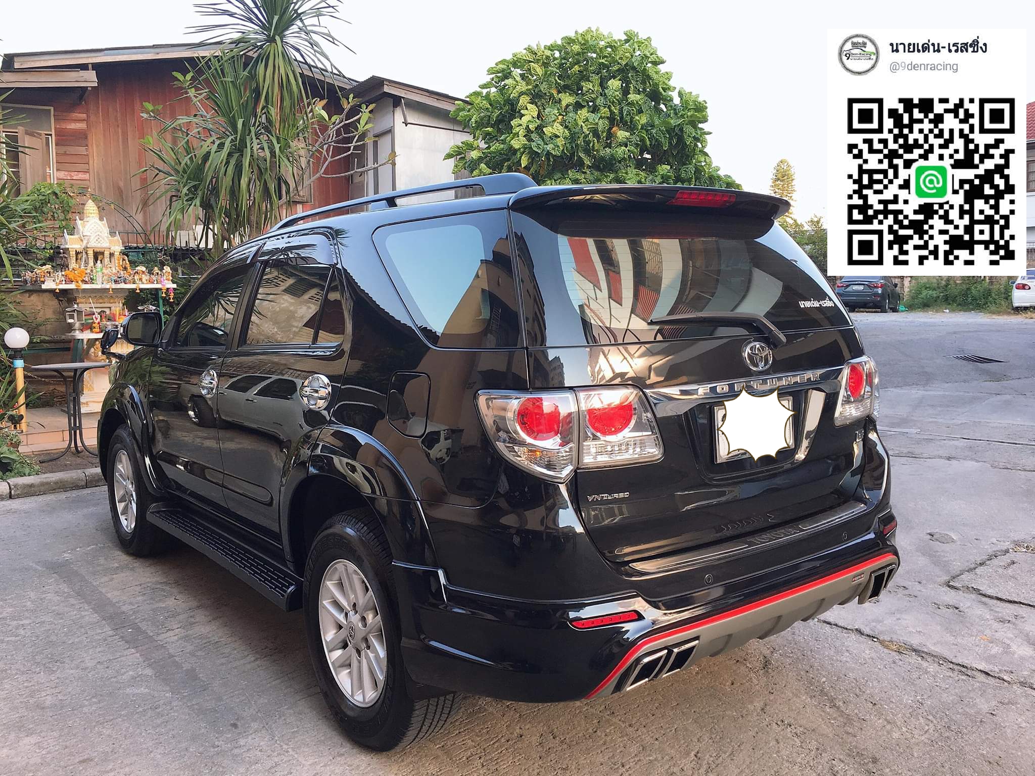 9DEN-FX VS TOYOTA FORTUNER 2012-2014 [พี่น้องตะกูลRเวลาสั่งให้ระบุท่อกลมหรือเหลี่ยมด้วยจ้า]