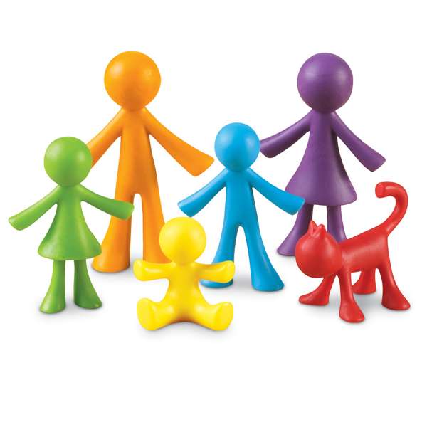 ชุดตัวนับจำนวนสมาชิกในครอบครัวหรรษา สื่อการสอนอนุบาล,ปฐมวัย,ของเล่นเสริมพัฒนาการ, ของเล่นเสริมทักษะ