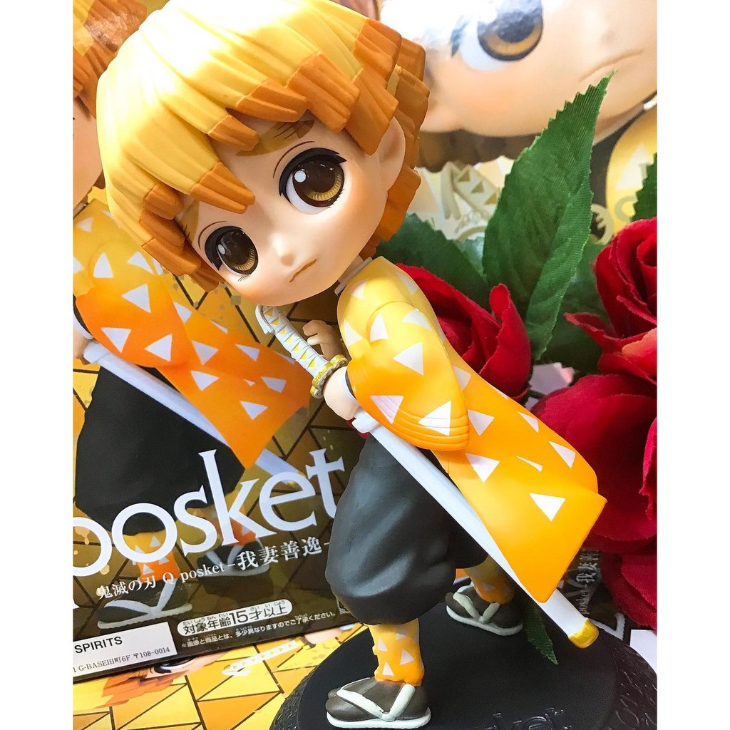 Zenitsu ของแท้ JP - Q Posket Banpresto [โมเดล Demon Slayer]