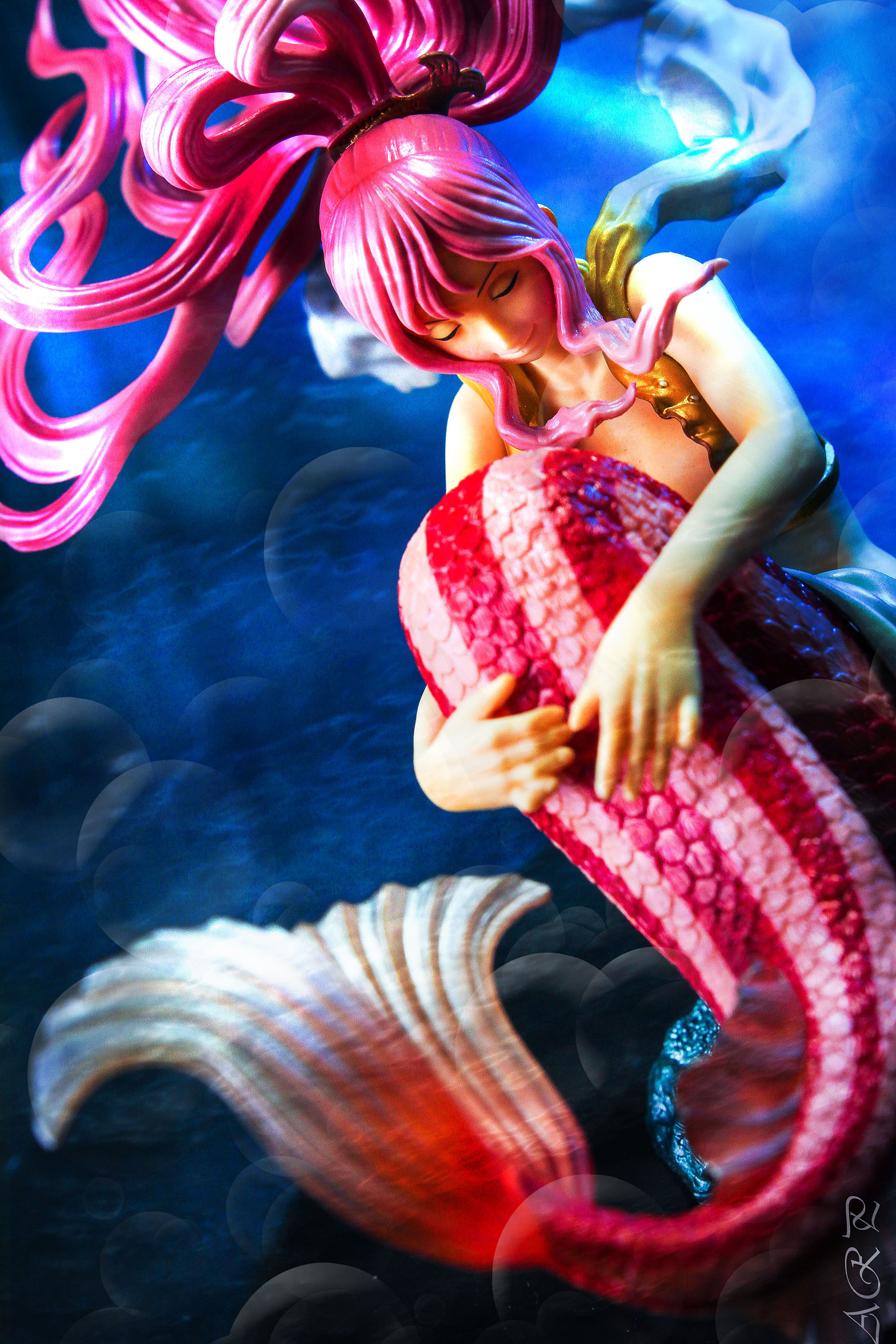 Shirahoshi ของแท้ JP แมวทอง - Scultures Banpresto [โมเดลวันพีช]
