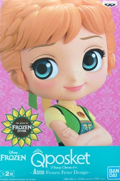 Anna Fever Design - Normal Color ของแท้ JP - Q Posket Banpresto [โมเดล Disney]