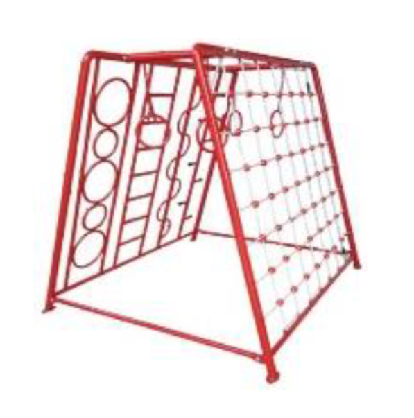 เครื่องเล่นสนามเหล็ก ชุดปืนป่ายรวมมิตร 6 in 1 , เครื่องเล่นสนามกลางแจ้ง,ปีนป่ายรวม,บาร์ไต่,บาร์โหน,เครื่องเล่นเด็ก พร้อมส่ง ราคาโรงงาน ขนาด 160x185x170 ซม.