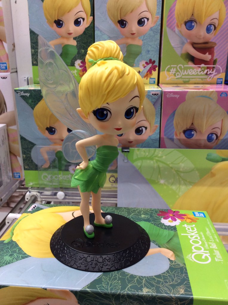 Tinker Bell Leaf Drees - Normal Color ของแท้ JP - Q Posket Banpresto [โมเดล Disney]