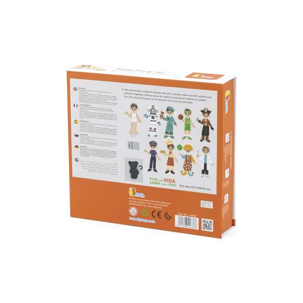 ชุดแม่เหล็กแต่งตัวตุ๊กตาผู้ชาย สื่อการสอนอนุบาล,ปฐมวัย,ของเล่นเสริมพัฒนาการ, ของเล่นเสริมทักษะ