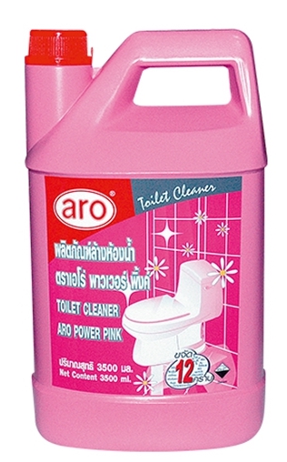 น้ำยาล้างห้องน้ำ [ARO] ชมพู 3500มล.