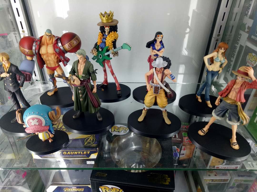 Straw Hat Pirates New World Set ของแท้ JP แมวทอง - Grandline Men / Lady Banpresto [โมเดลวันพีช] (9 ตัว)